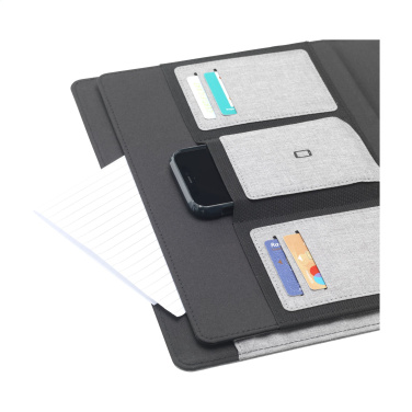 Logo trade promotional giveaways picture of: Quest Portfolio RCS RPET A4  document folder