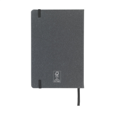 Logo trade business gift photo of: Montana Recycled Leather Paper Notebook A5