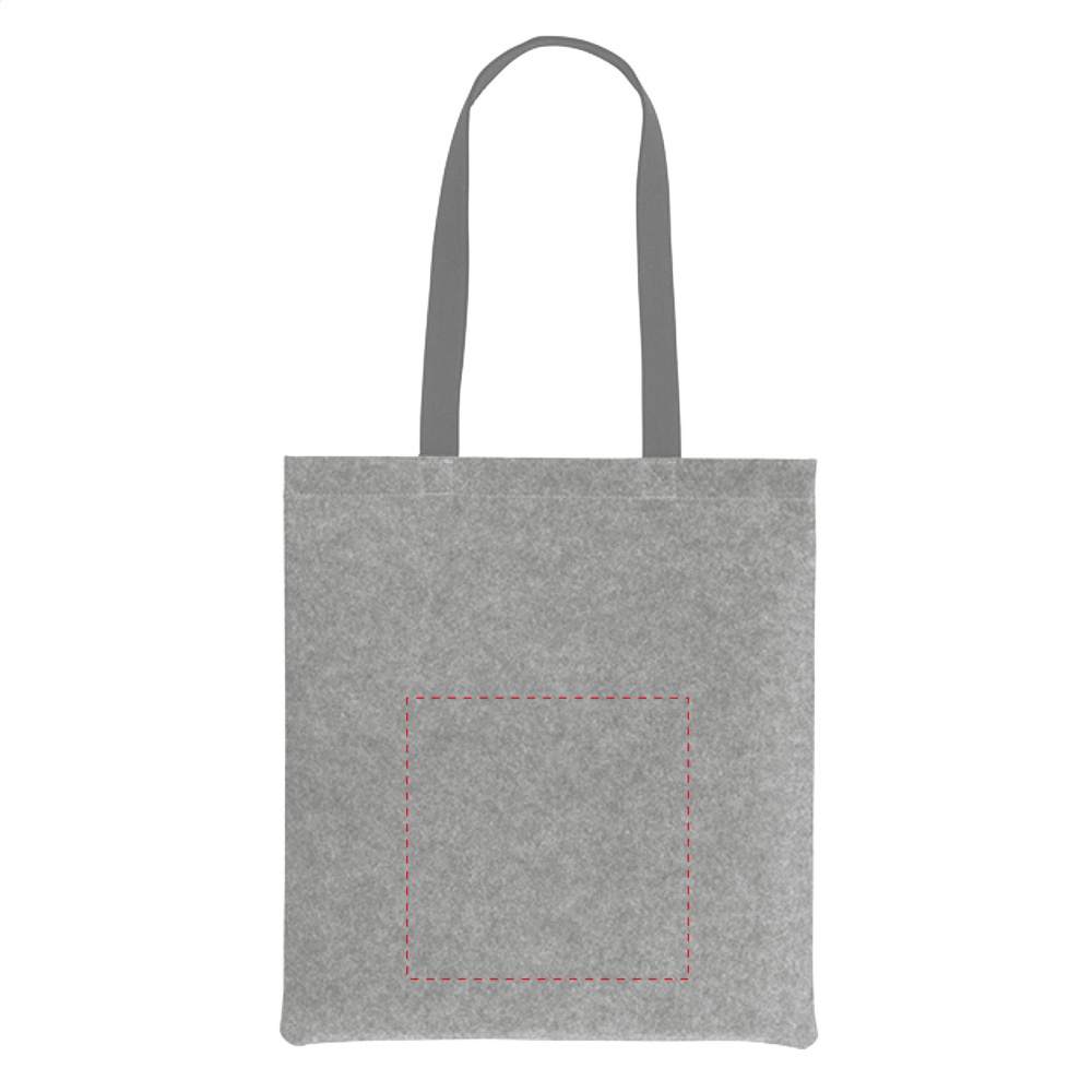 Logo trade corporate gifts image of: Feltro GRS RPET Shopper