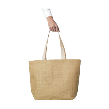 Logo trade business gifts image of: Elegance Bag jute shopper