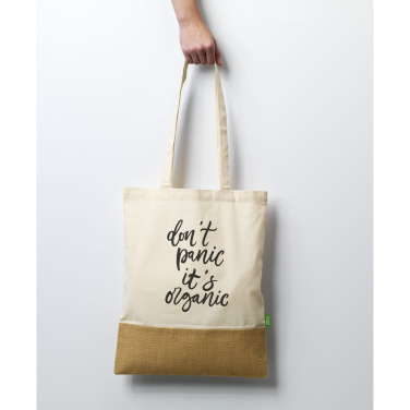 Logo trade advertising products image of: Combi Organic Shopper (160 g/m²) bag