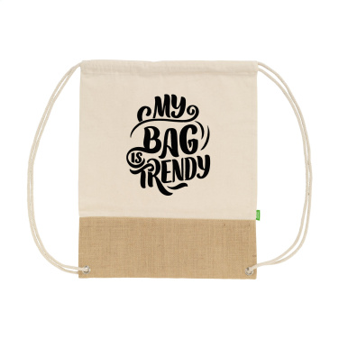 Logo trade promotional gift photo of: Combi Organic Backpack (160 g/m²)