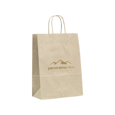 Logotrade promotional gift picture of: Leaf It Bag Wide recycled grass paper (90 g/m²) M