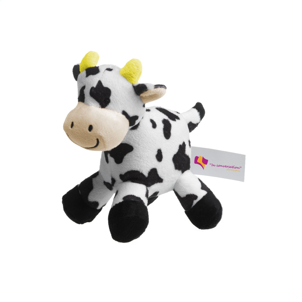 Logo trade promotional merchandise image of: JollyCow cuddle toy