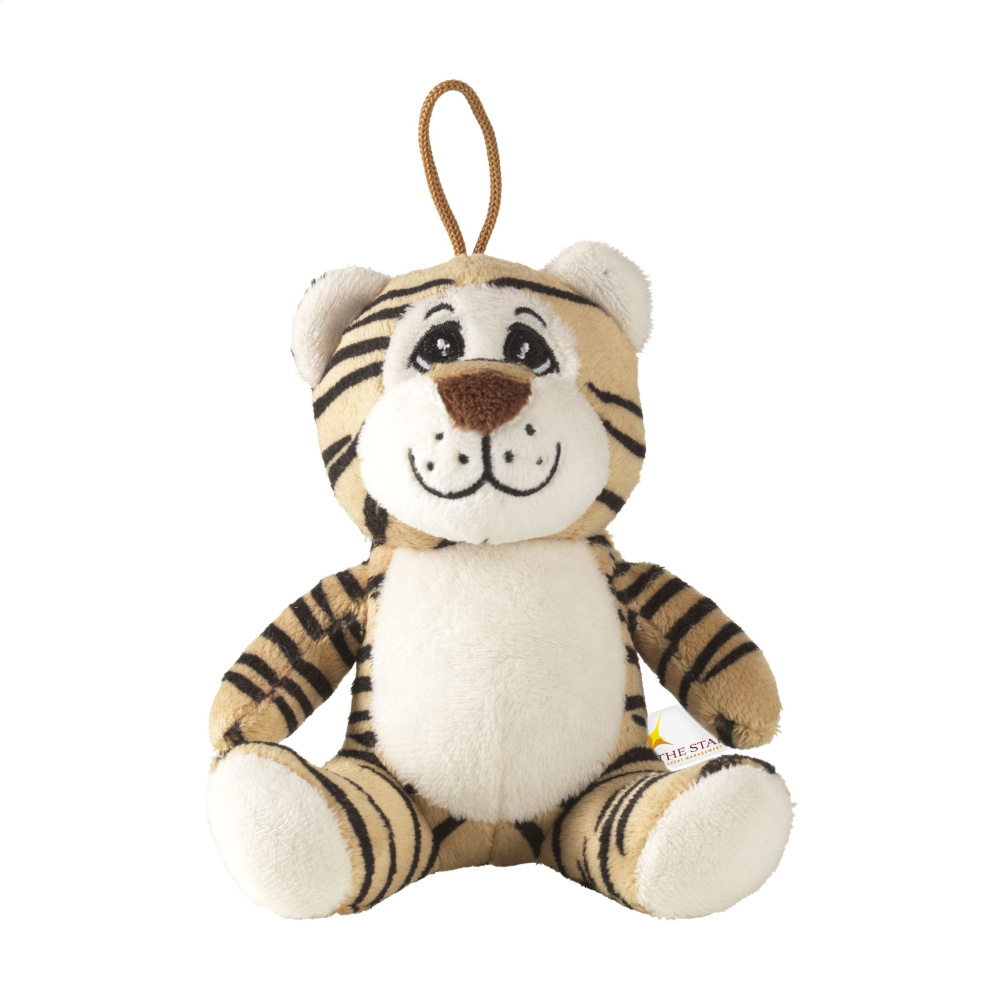 Logotrade promotional item image of: Animal Friend Tiger cuddle toy