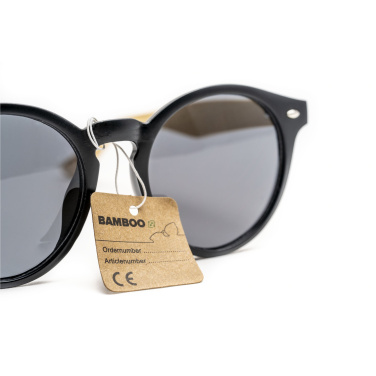 Logo trade promotional products picture of: Laguna Bamboo sunglasses