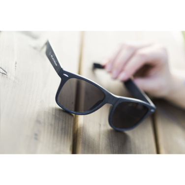 Logo trade promotional merchandise photo of: Malibu Eco Wheatstraw sunglasses