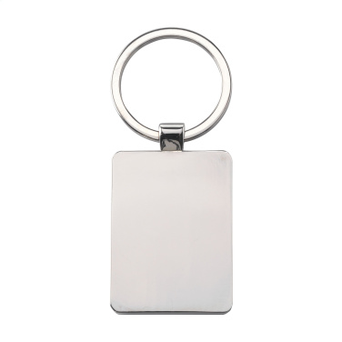 Logo trade promotional gifts picture of: Bamboo Key Rectangle keyring