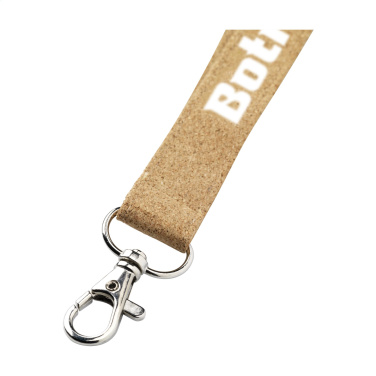 Logotrade promotional gift image of: Lanyard Cork 2 cm keycord