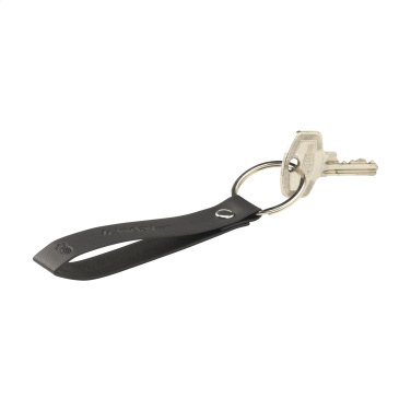 Logo trade promotional item photo of: Vegan Pineapple Leather Keyring