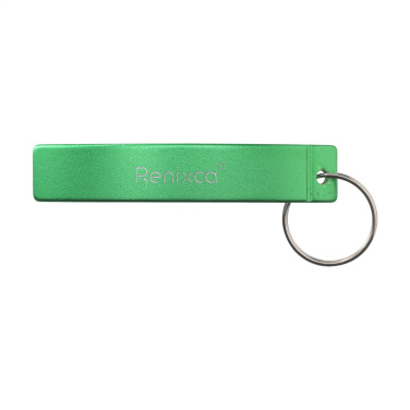 Logotrade promotional giveaways photo of: Alu Opener GRS Recycled keyring