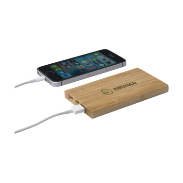 Logotrade promotional merchandise image of: Bamboo 4000 Powerbank external charger