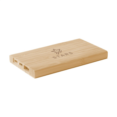 Logotrade advertising product picture of: Bamboo 4000 Powerbank external charger