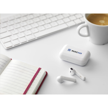 Logo trade promotional gift photo of: Sensi TWS Wireless Earbuds in Charging Case