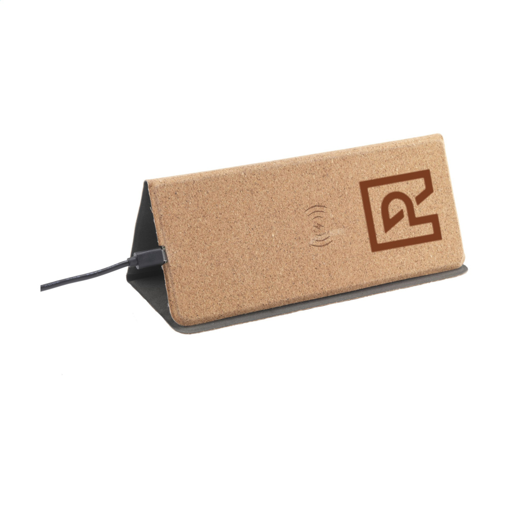 Logo trade promotional product photo of: Cork Wireless Charging Mousepad