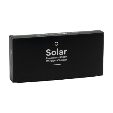 Logotrade promotional products photo of: Solar Powerbank 8000+ Wireless Charger