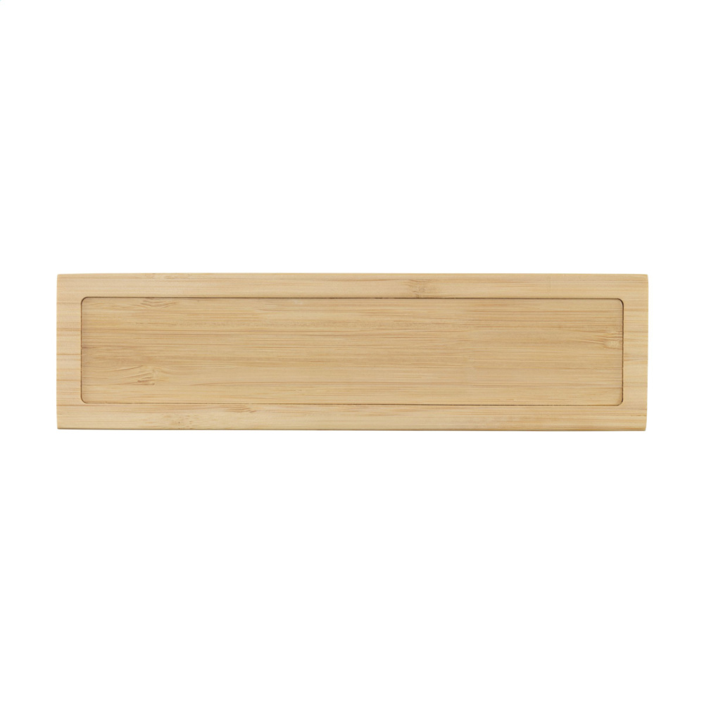 Logotrade corporate gifts photo of: Bamboo Alarm Clock with Wireless Charger