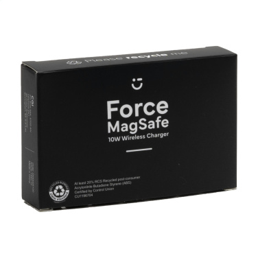 Logotrade corporate gift image of: Force MagSafe 10W Recycled Wireless Charger