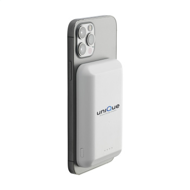 Logotrade promotional items photo of: Force Magnetic RCS Recycled Wireless Powerbank 5000