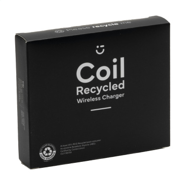 Logo trade promotional items picture of: Coil RCS Recycled Wireless Charger