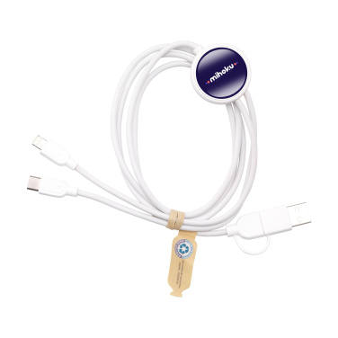 Logotrade promotional merchandise image of: Charging Cable RCS Recycled ABS-TPE