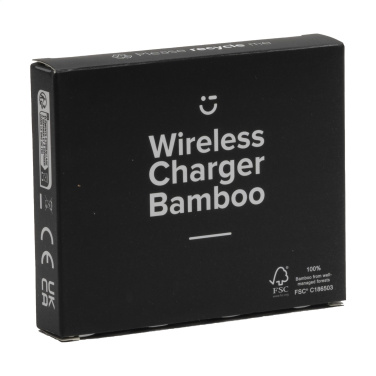 Logotrade business gifts photo of: Bamboo Wireless Charger 15W