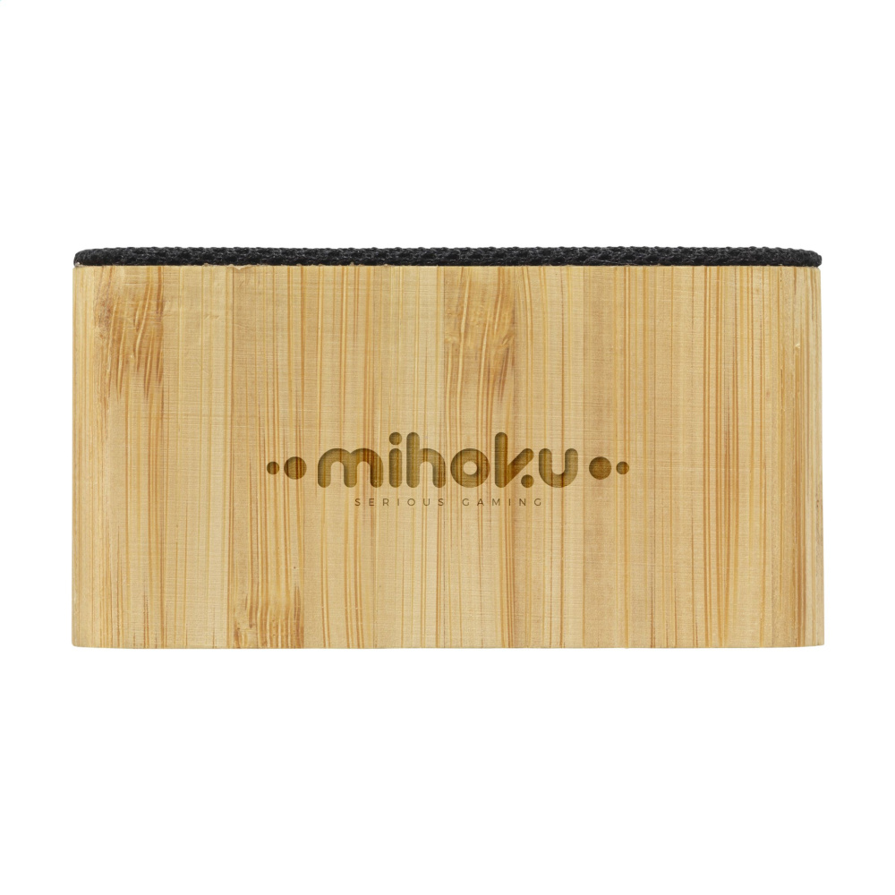 Logo trade promotional items picture of: Sonido 5W Bamboo wireless speaker