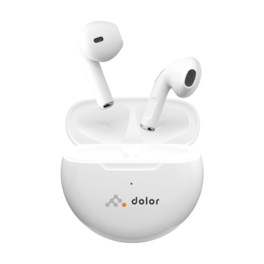 Logotrade promotional giveaway image of: Calypso RCS Recycled Wireless Earbuds