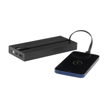 Logo trade advertising products image of: Rely Powerbank 10000 RCS Recycled Alu