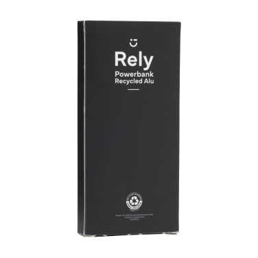 Logo trade corporate gifts image of: Rely Powerbank 10000 RCS Recycled Alu