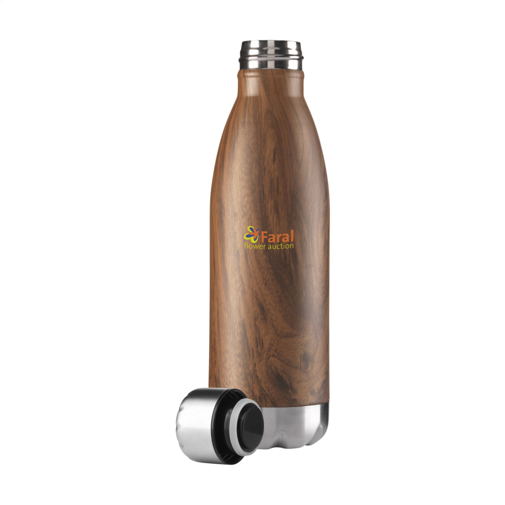 Logotrade corporate gift image of: Topflask Wood 500 ml drinking bottle