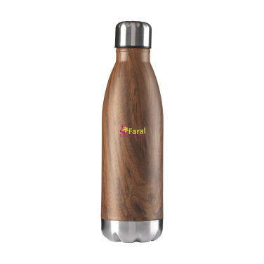 Logo trade promotional product photo of: Topflask Wood 500 ml drinking bottle