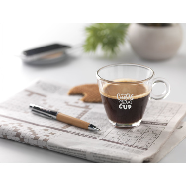 Logo trade promotional gifts picture of: Lugano Coffee Glass 230 ml
