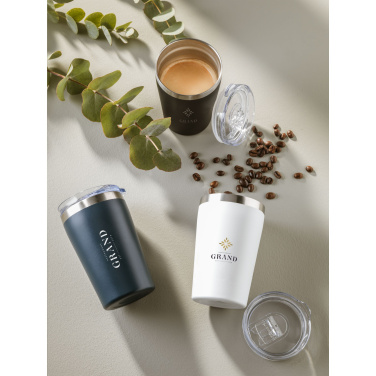 Logotrade promotional items photo of: Re-Steel RCS Recycled Coffee Mug 380 ml thermo cup