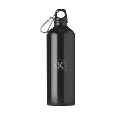 Logo trade corporate gifts image of: AluMaxi GRS Recycled 750 ml water bottle