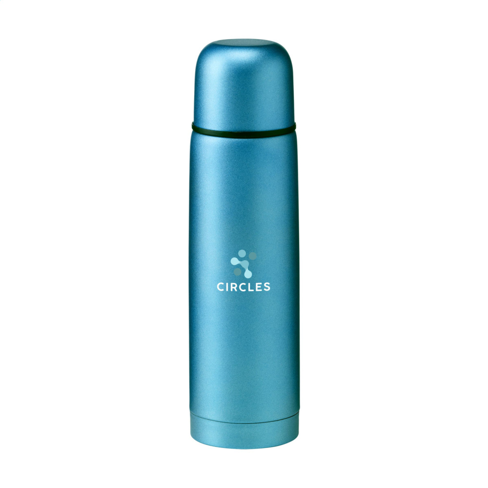 Logo trade business gift photo of: Frosted Bottle RCS Recycled Steel 500 ml thermo bottle