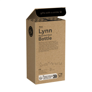Logo trade business gift photo of: Lynn RCS Recycled Steel Bottle 500 ml