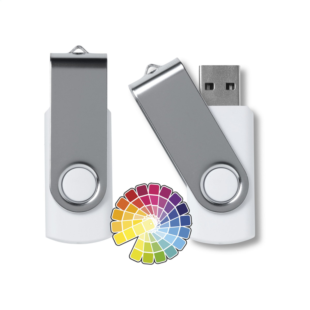 Logo trade promotional gifts picture of: USB Twist 32 GB