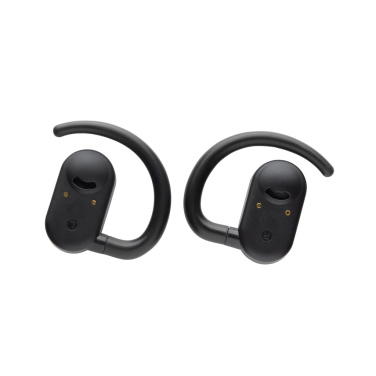 Logotrade promotional products photo of: Fitsound RCS recycled plastic open ear TWS earbuds
