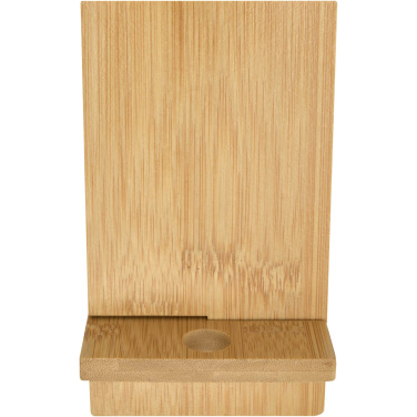 Logo trade promotional gifts picture of: Ceibo detachable bamboo phone stand
