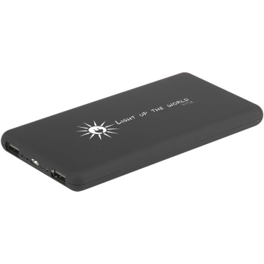 Logo trade promotional item photo of: SCX.design P30 8000 mAh light-up solar power bank