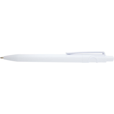 Logo trade corporate gifts image of: Unica recycled plastic ballpoint pen (black ink)