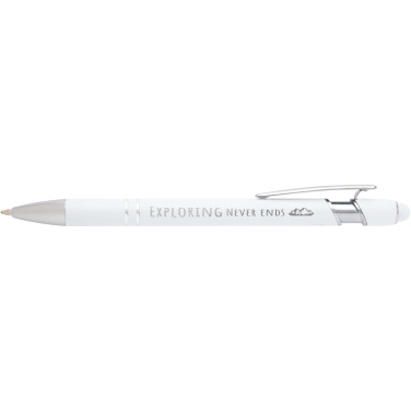 Logotrade promotional giveaway image of: Kish ballpoint pen with silver finish (blue ink)