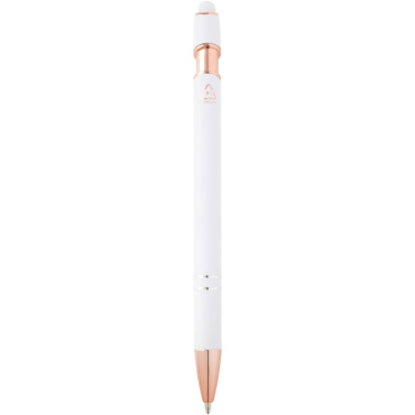 Logo trade business gift photo of: Nanna ballpoint pen with rose gold finish (black ink)
