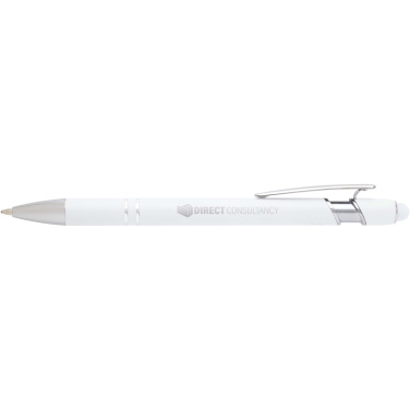 Logotrade promotional giveaway image of: Kish ballpoint pen with silver finish (black ink)
