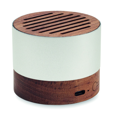 Logo trade promotional gifts picture of: Recycled aluminium speaker