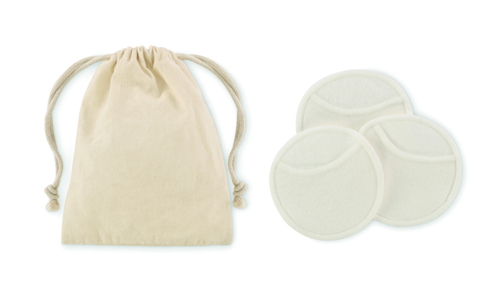 Logotrade promotional items photo of: Reusable face cleaning pad set