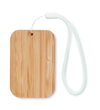 Logo trade promotional gift photo of: 15W wireless charger in bamboo