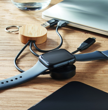 Logotrade corporate gift picture of: Key ring with 4 in 1 60W cable