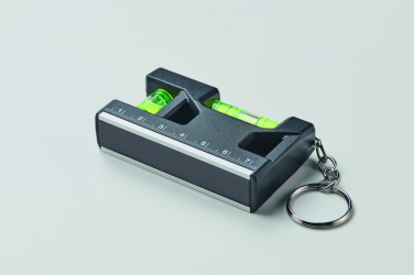 Logo trade business gifts image of: Magnetic level ABS key ring